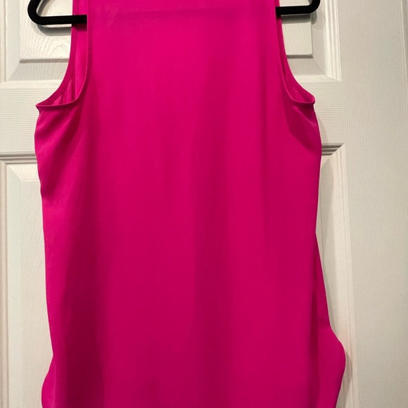 Vince Camuto Fuchsia Sleeveless Blouse - Picture 2 of 3